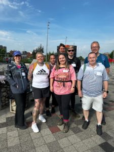 8 of our participants on the Tees Heritage Walk 2024